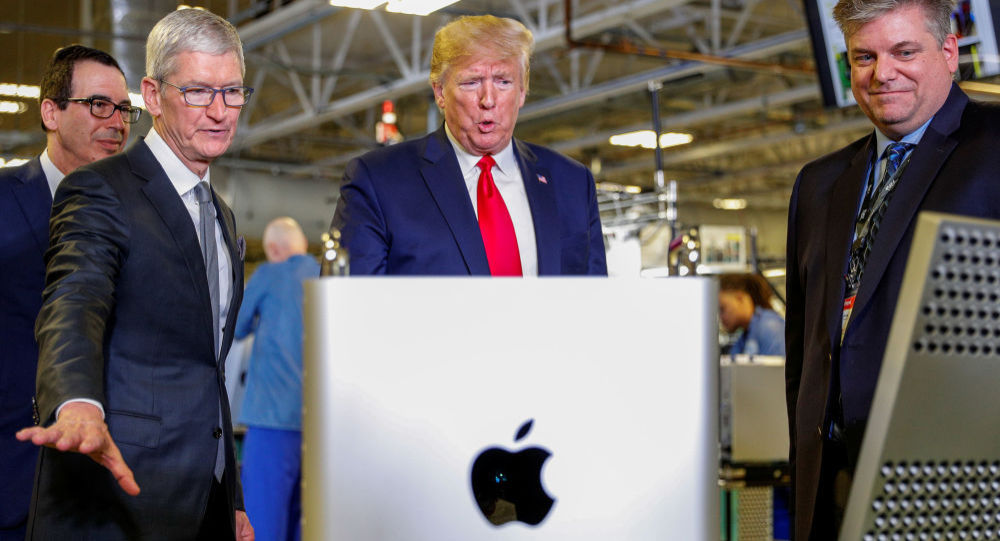 特朗普呼吁苹果公司首席执行官研究苹果参与美国推出5G网络工作