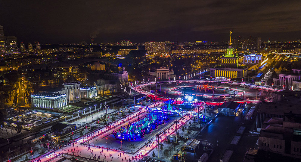 在莫斯科将开放欧洲最大的溜冰场