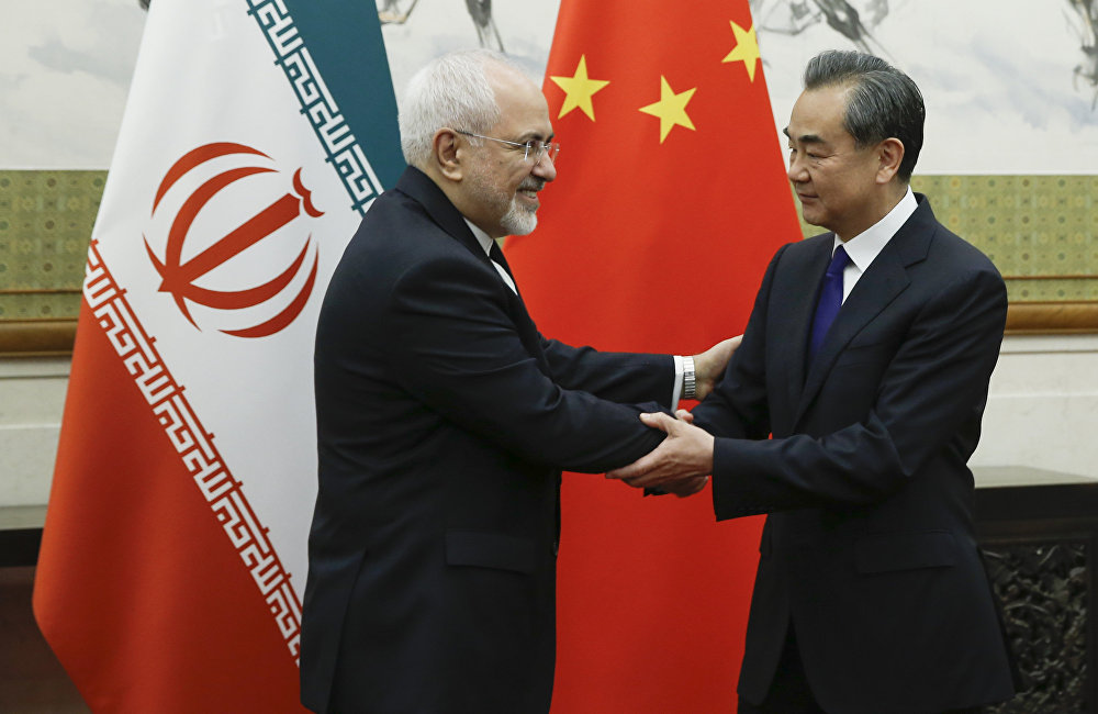 中国外长王毅与伊朗外长扎里夫5月13日在北京举行会谈 中国外长王毅与伊朗外长扎里夫5月13日在北京举行会谈