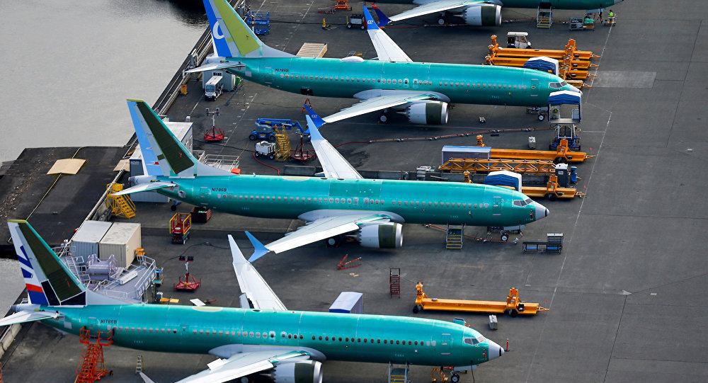 Boeing 737 MAX在波音飞机制造厂