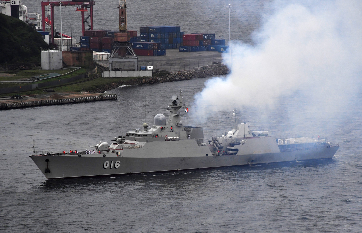 越南的「光忠」號導彈護衛艦 越南的「光忠」號導彈護衛艦