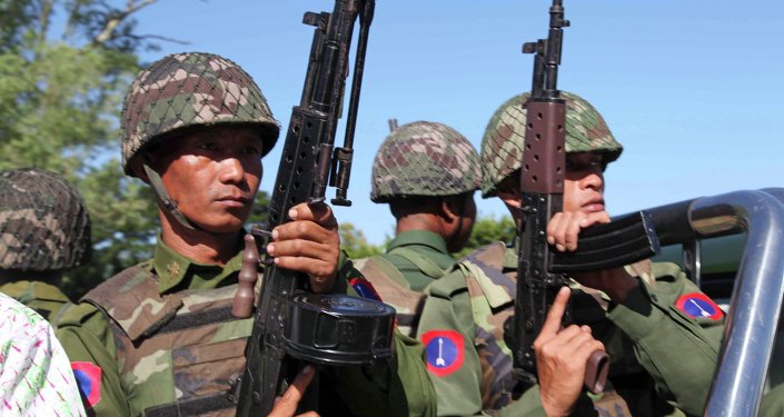 缅甸军方军事图片