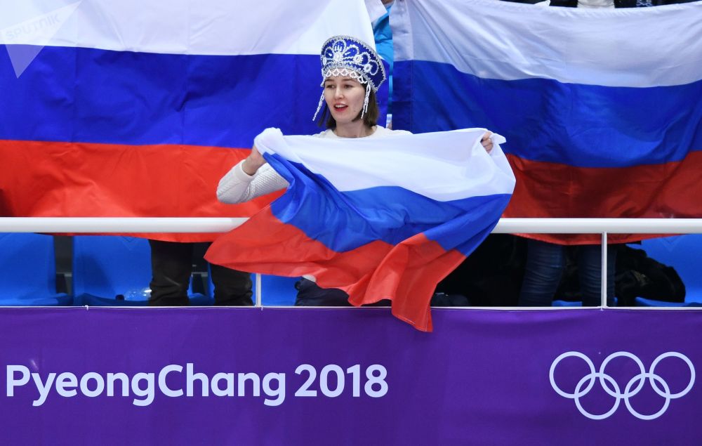 平昌冬奥会最漂亮的美女啦啦队 - 2018年2月16日, 俄罗斯卫星通讯社