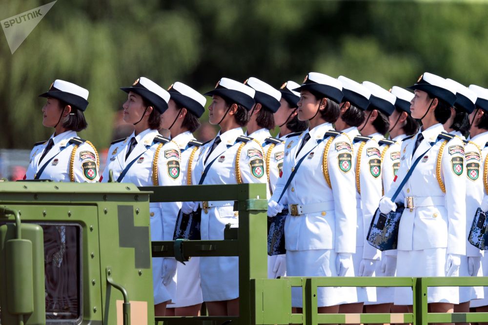 各国女军人风采 2018年3月8日 俄罗斯卫星通讯社