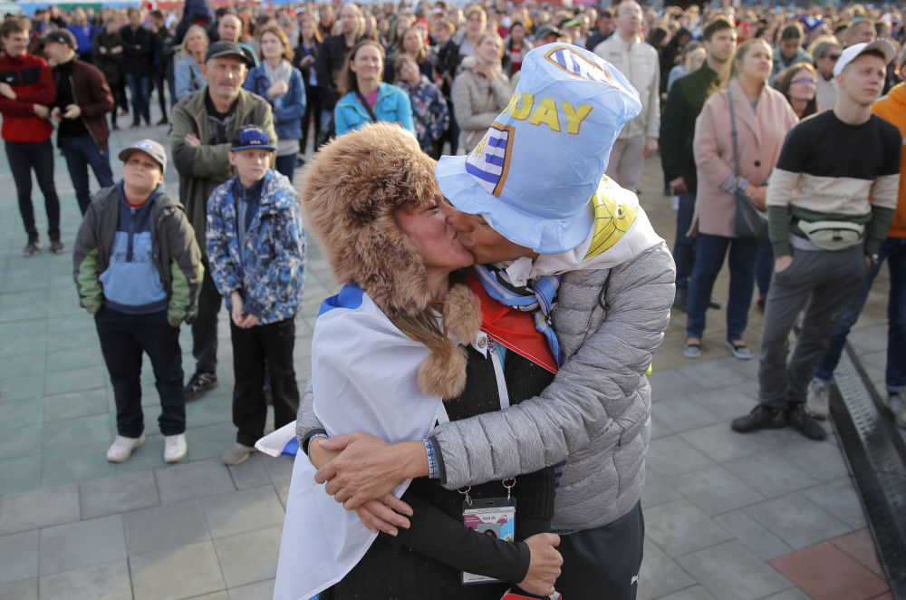 最热烈的世界杯之吻