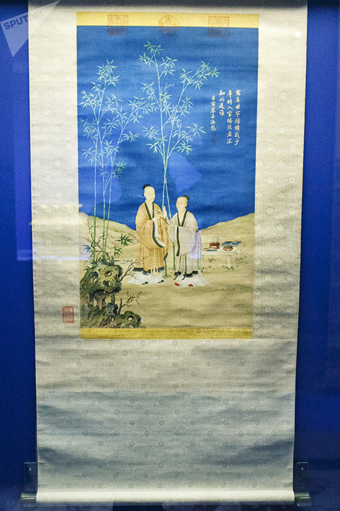 清郎世宁平安春信图